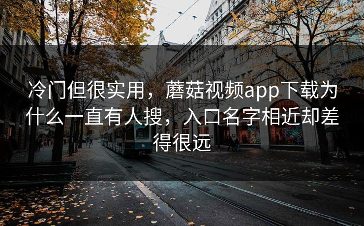 冷门但很实用，蘑菇视频app下载为什么一直有人搜，入口名字相近却差得很远